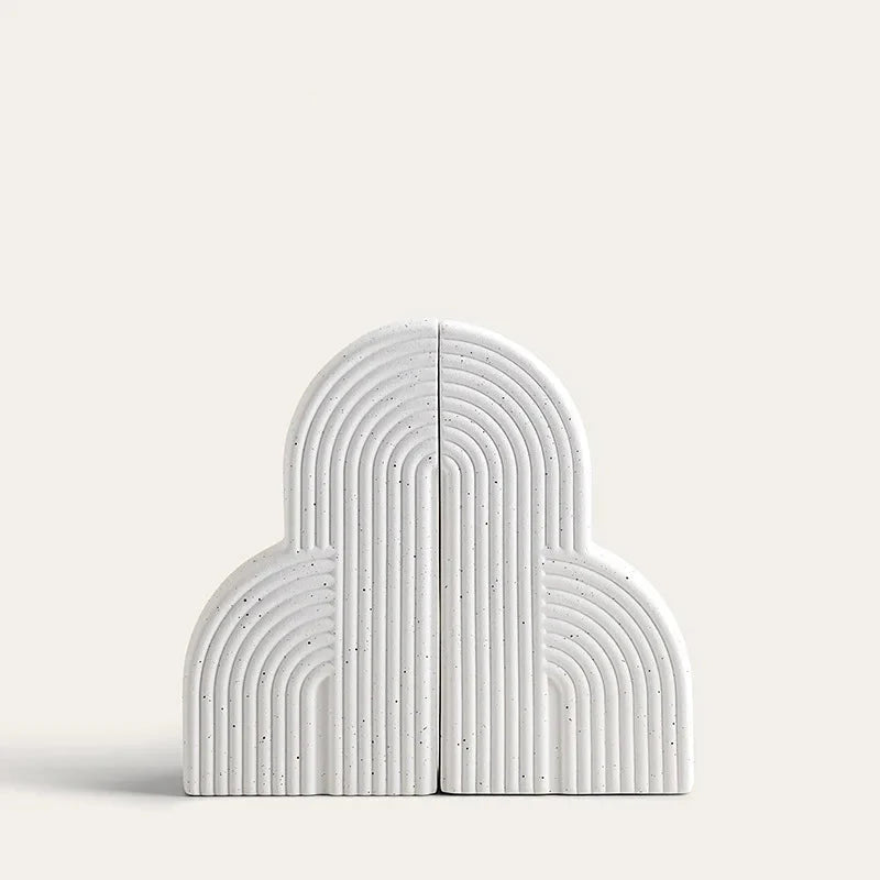 Modern Nordic Ceramic Bookend