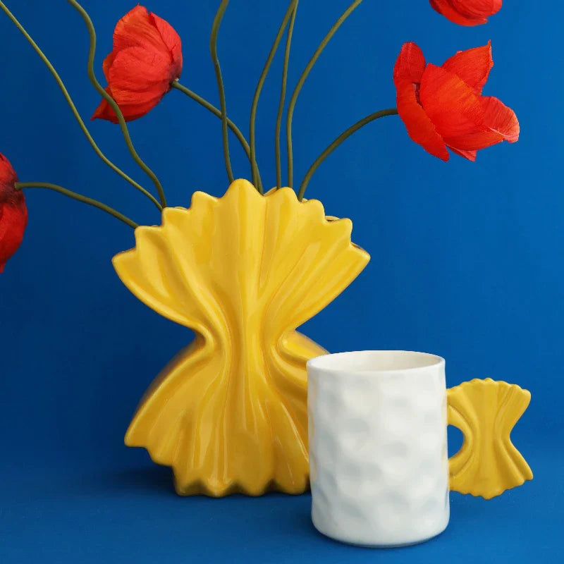 Nordic Creative Pasta & Pretzel Ceramic Vases