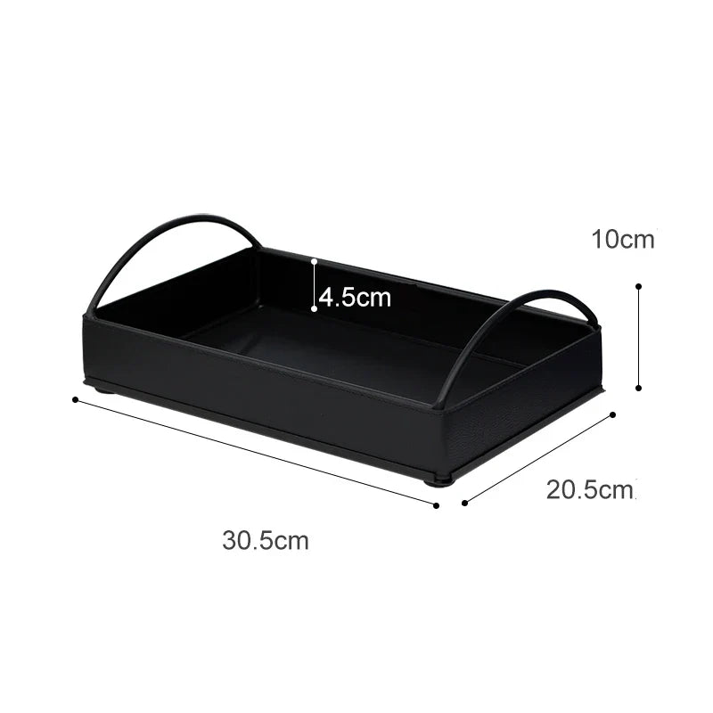 Minimalist Leather Tray