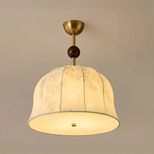 Lampe à suspension française Belle Époque