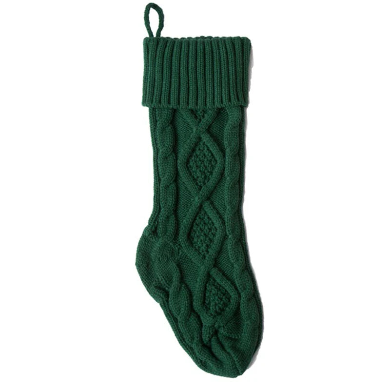 Cable Knit Christmas Stockings