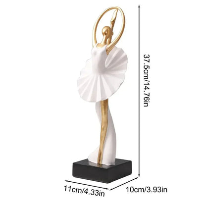 Nordic Style Ballet Dancer Sculpture