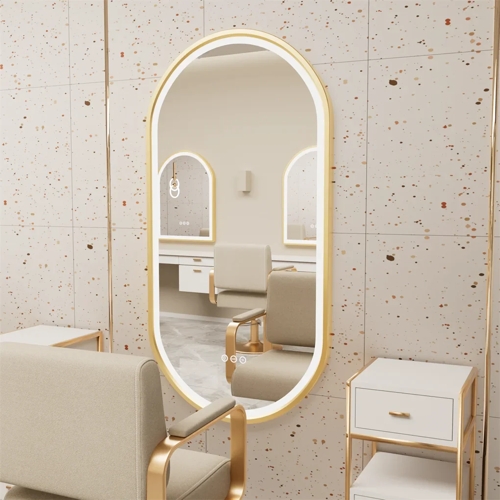 Luminous Halo Oval Smart Mirror