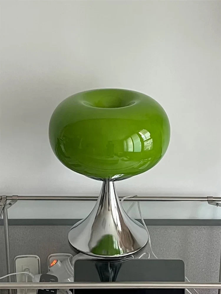 Apple Vintage Glass Table Lamp