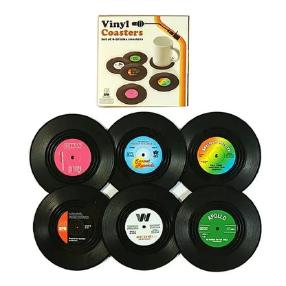 Vinyl Spin Coasters