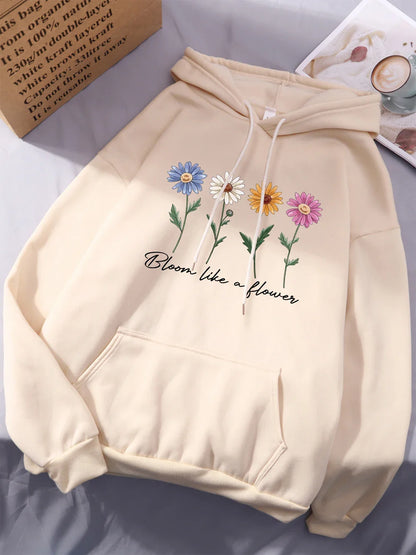 Bloom Like A Flower Hoodie