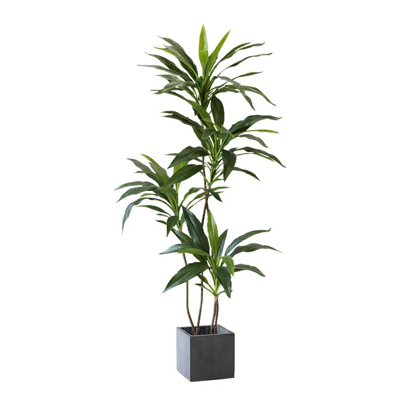 Planta de árvore de seda Dracaena artificial