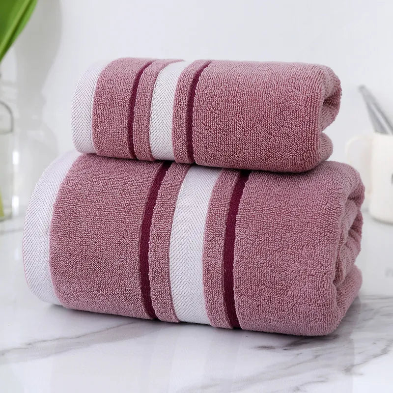 Lot de 2 serviettes de bain