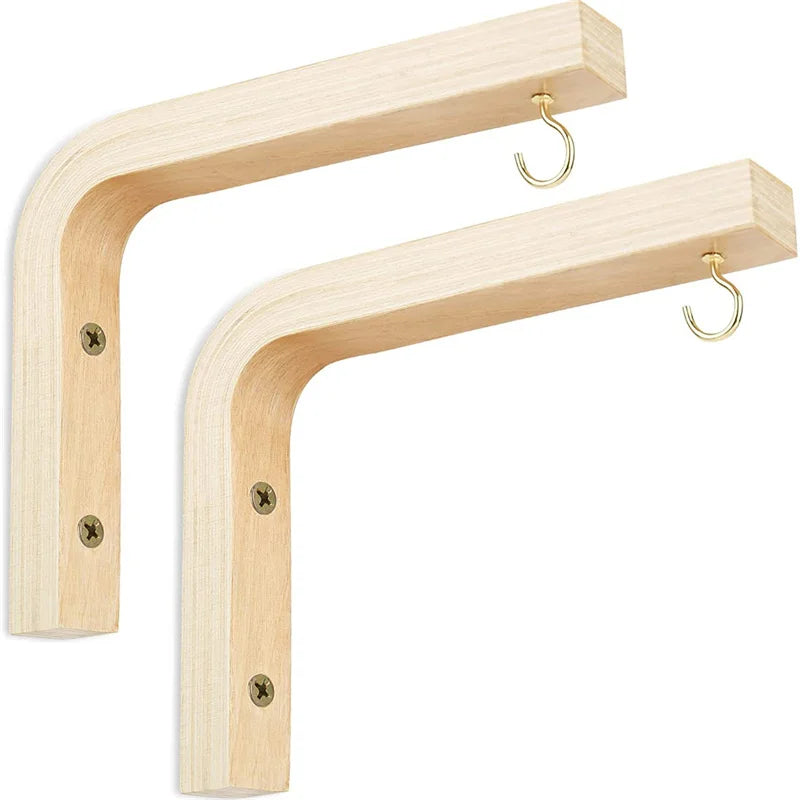 Natural Wood Hanging Bracket