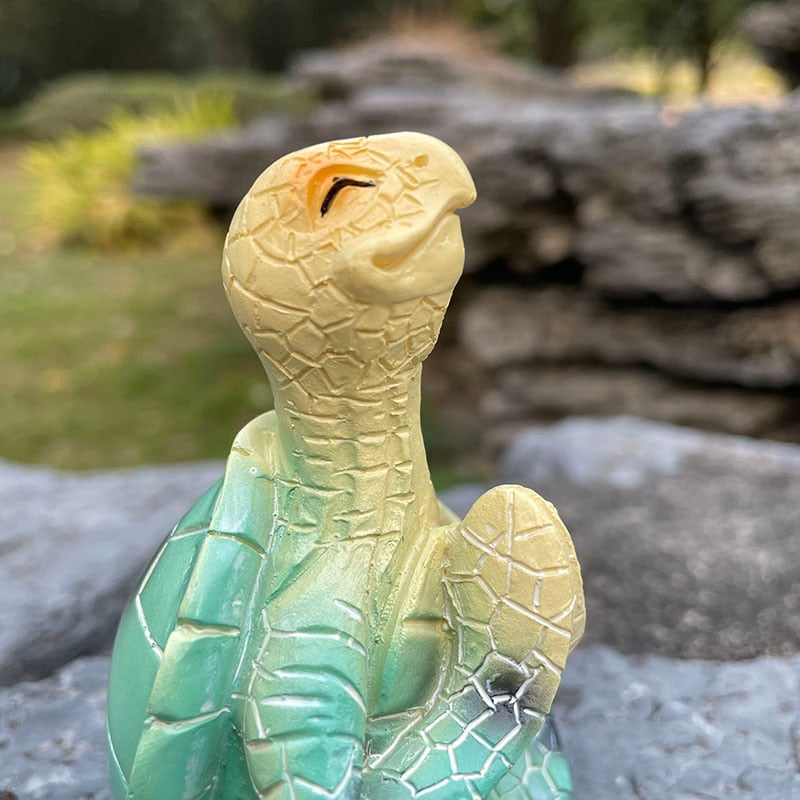 Meditating Sea Turtle Statue