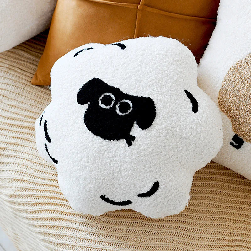 Cartoon Sheep Pillow Cover