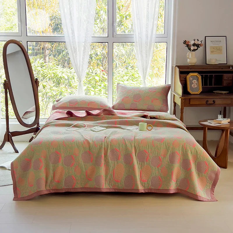 Pastel Garden Dream Bedspread