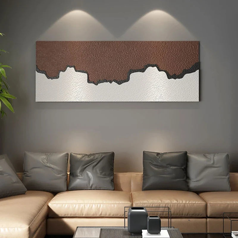 Luminous Handmade Sandstone Texture Wall Art