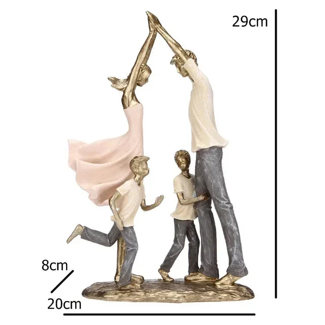 Our Loving Home Family of Four Sculpture