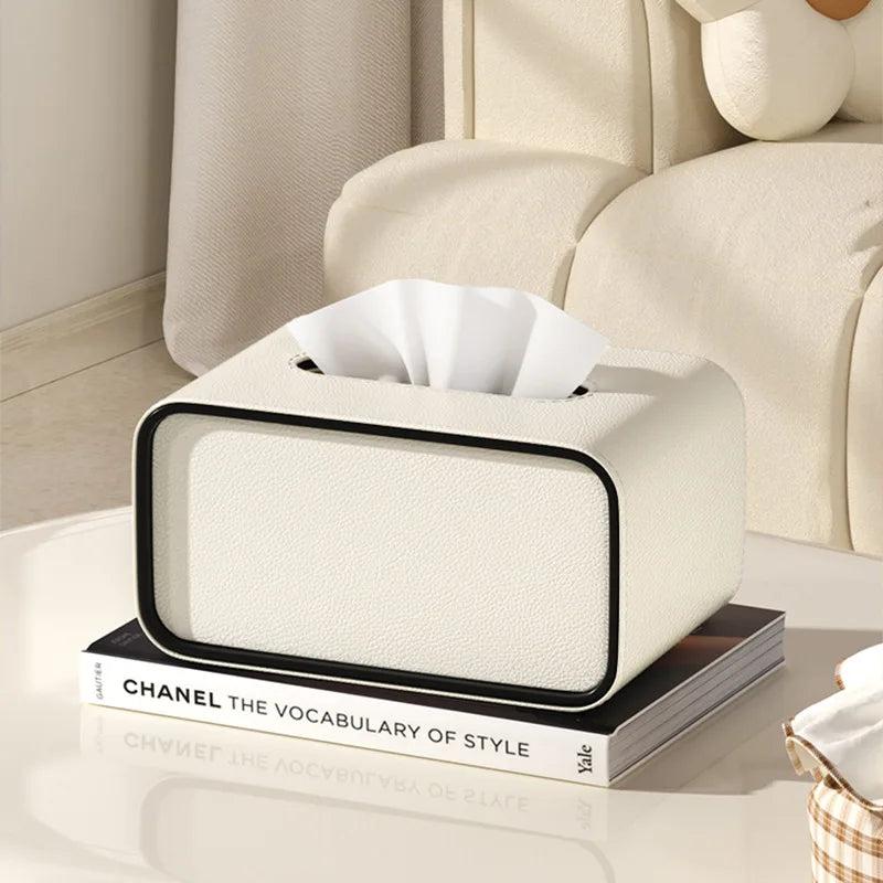 Leather Tissue Box Cover- Simple Luxury Home Decor