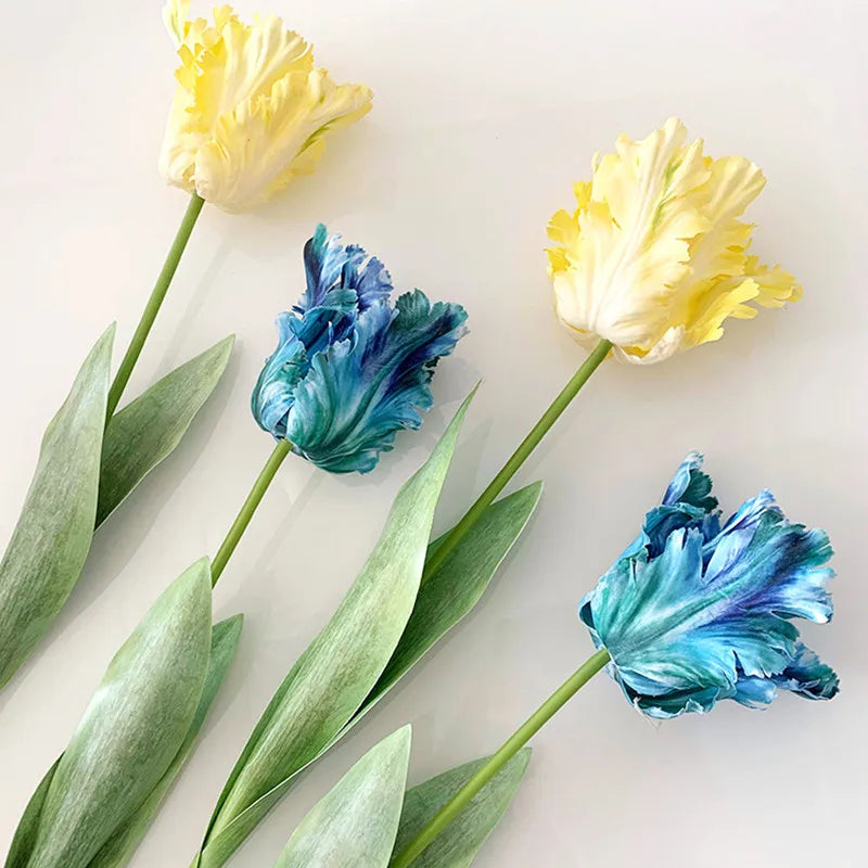 Artificial Parrot Tulip Branch Flower