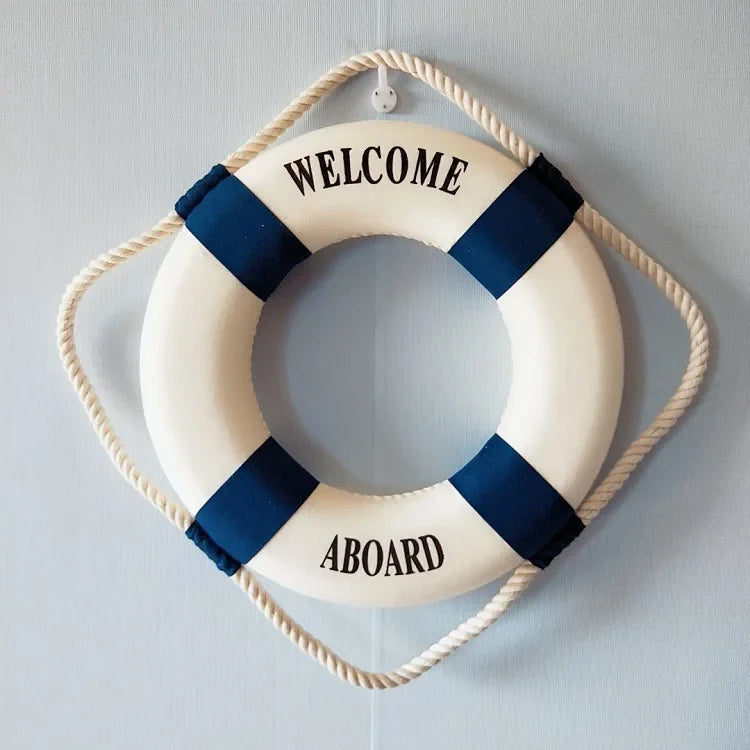 Nautical Life Buoy Wall Decor