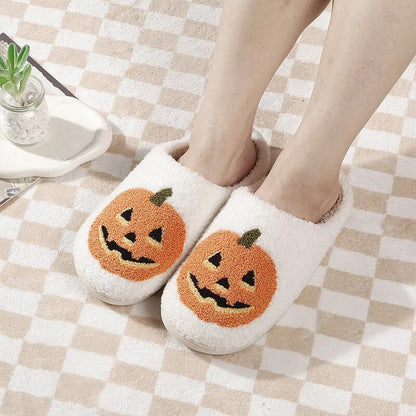 Pumpkin Halloween Slippers