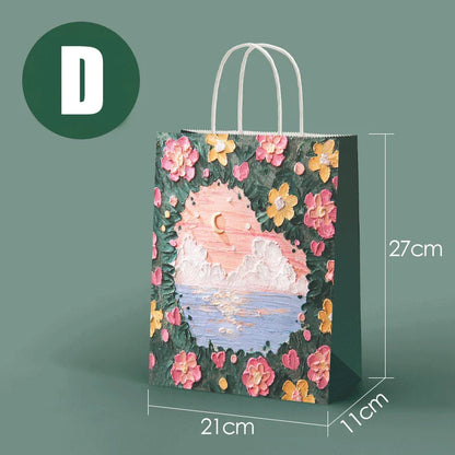 3D Oil Painting Gift Bag