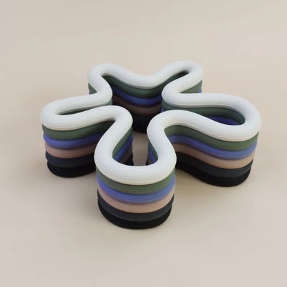 Geometric Silicone Mat Coasters