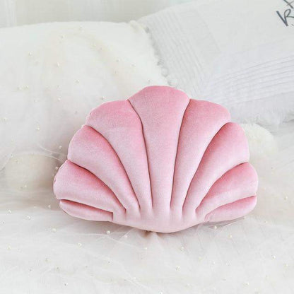 Sea Shell Stuffed Velvet Pillows