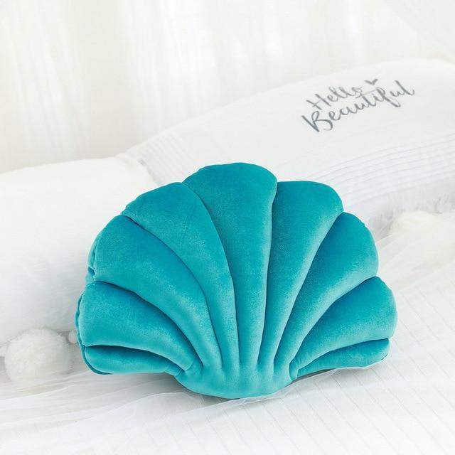 Sea Shell Stuffed Velvet Pillows