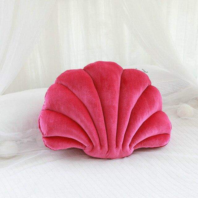 Sea Shell Stuffed Velvet Pillows