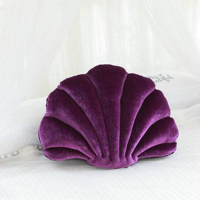 Sea Shell Stuffed Velvet Pillows