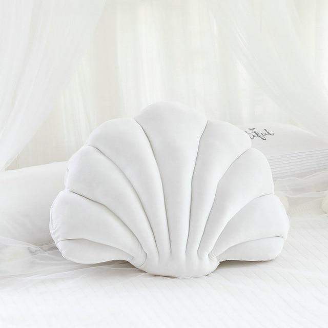 Sea Shell Stuffed Velvet Pillows