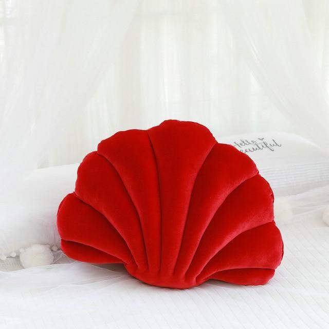 Sea Shell Stuffed Velvet Pillows