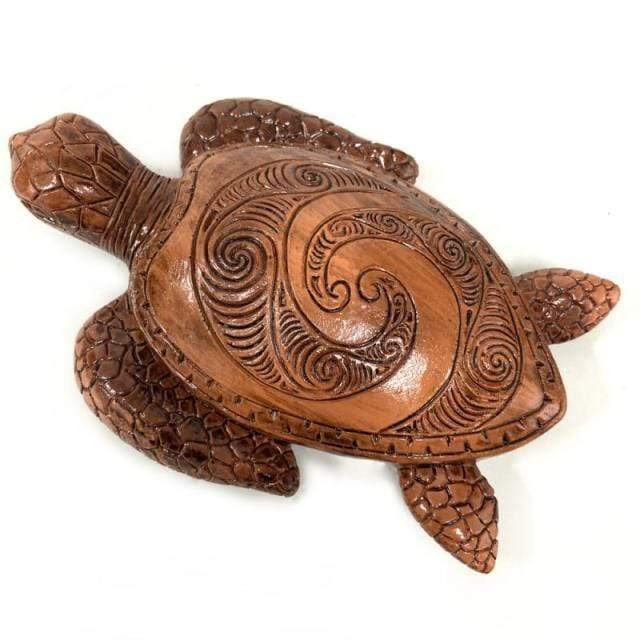 Sea Turtle Wood Figuirine