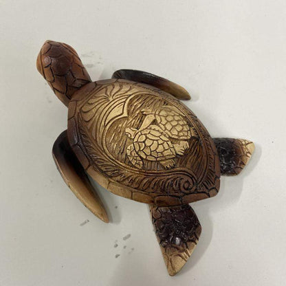 Sea Turtle Wood Figuirine