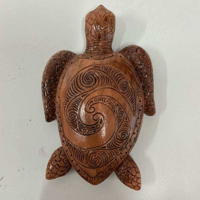 Sea Turtle Wood Figuirine