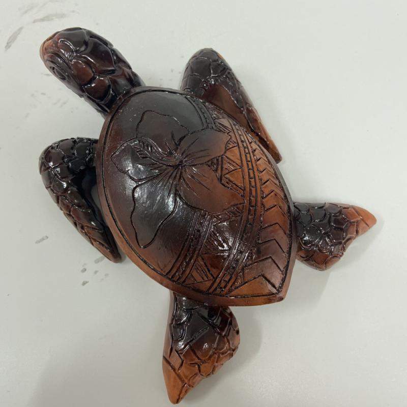 Sea Turtle Wood Figuirine