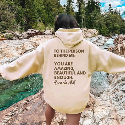 Dear Person Behind Me Hoodie