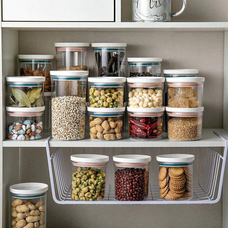 Sealed Round Food Canisters