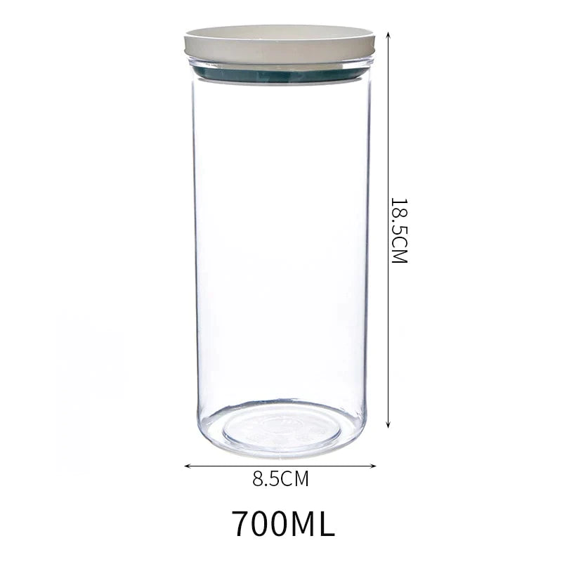 Sealed Round Food Canisters