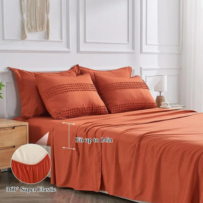 Boho Tufted Bedding Set