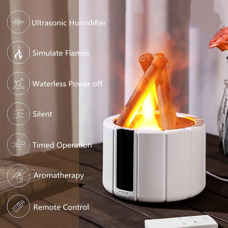 Humidificateur d'air de feu de joie