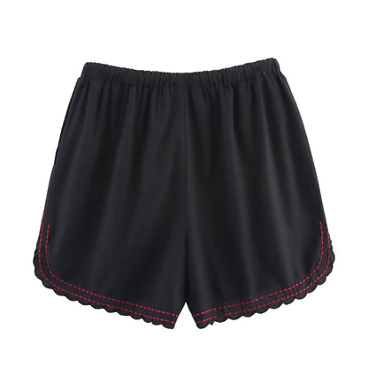 Auralisse Boho Embroidered Shorts