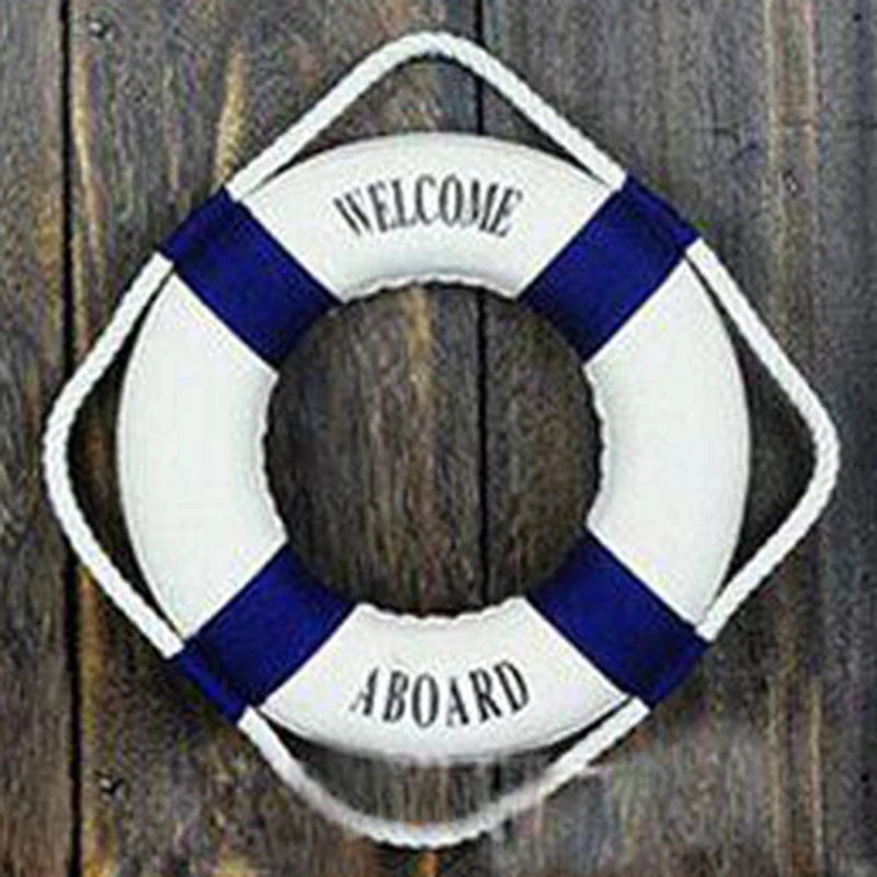 Nautical Life Buoy Wall Decor