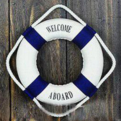 Nautical Life Buoy Wall Decor