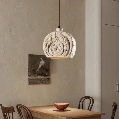 Industrial Round Shell Shape Pendant Light