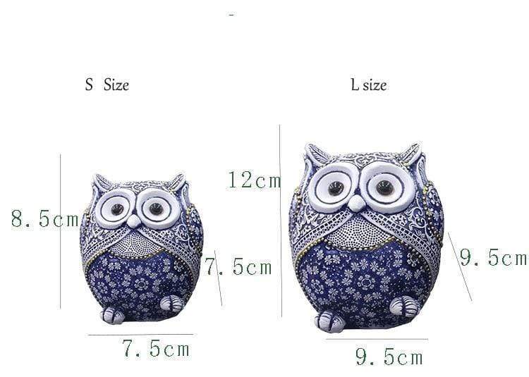 See, Hear Speak No Evil Owl Figurines