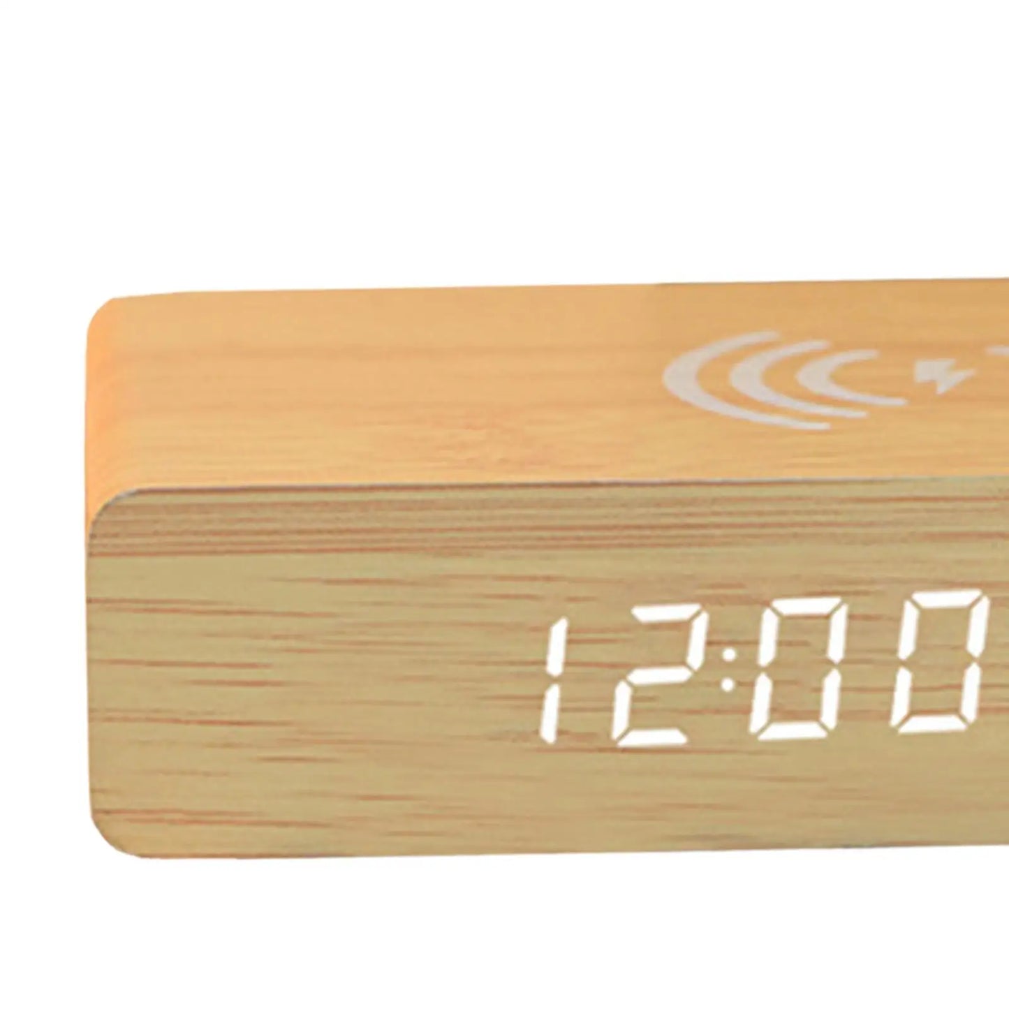 Wireless Charging LED Alarm Clock