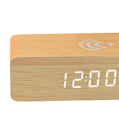 Wireless Charging LED Alarm Clock