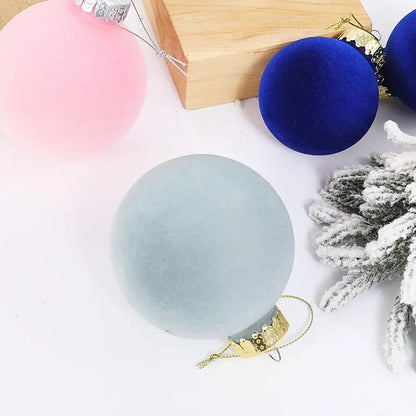 12pcs Velvet Christmas Balls