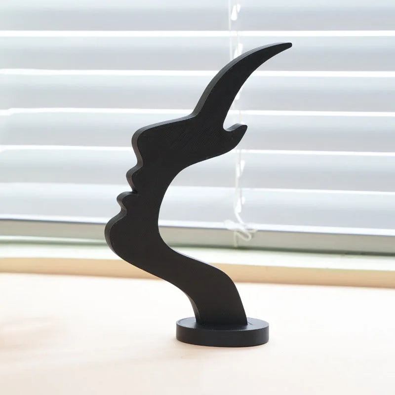 Creative Side Face Shaped Eyeglass Holder Stand