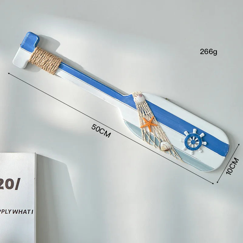 Nautical Wooden Oar Wall Decor