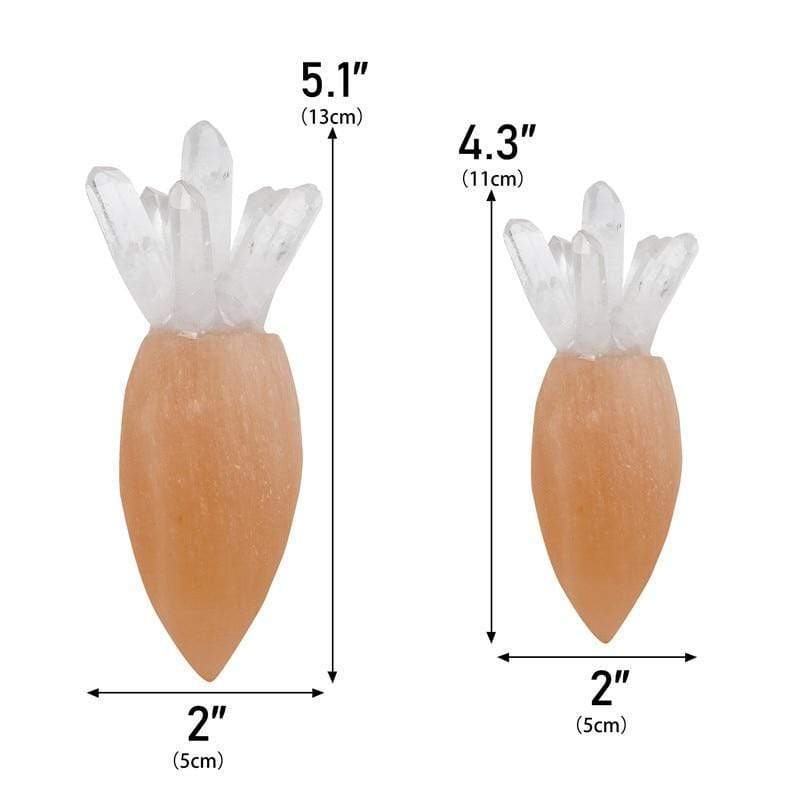 Selenite Carrot Crystal